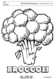 ingilizce boyama sayfaları